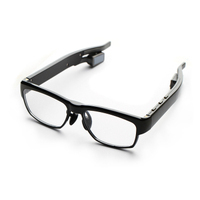 智能骨傳導(dǎo)藍(lán)牙耳機(jī)防水無輻射降噪高科技助聽復(fù)古眼鏡 未來聽覺與視覺的完美融合